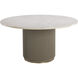 Cataldi 59 X 59 inch Polished / Brown Dining Table